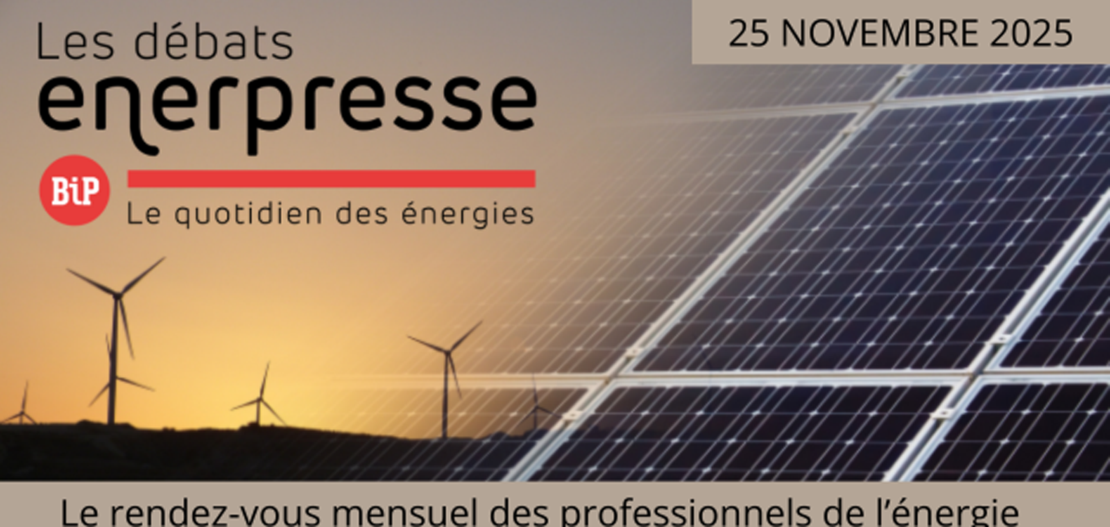 Débats BIP ENERPRESSE 7 Mobilité, bornes de recharges et réseaux intelligents