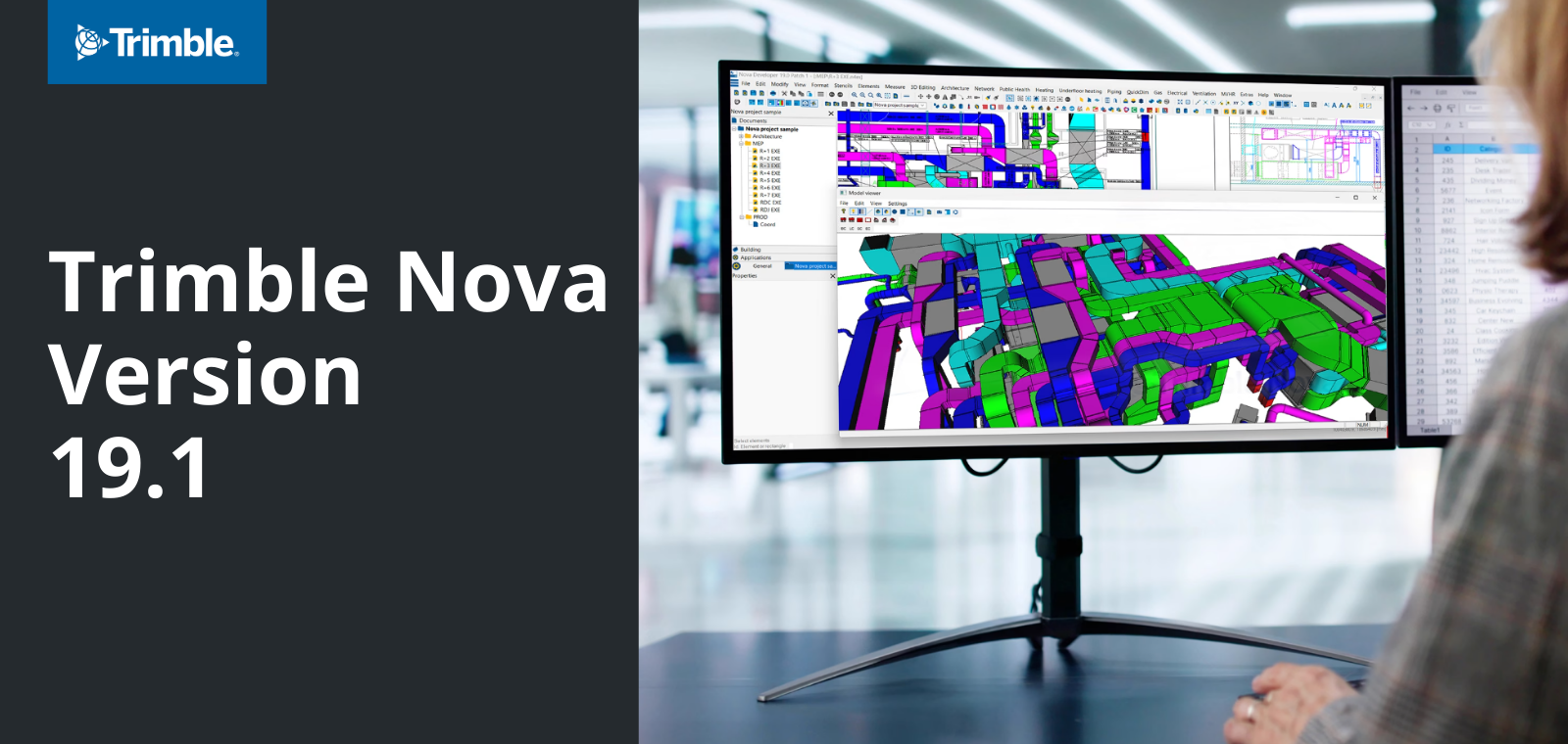 Allez au-delà du BIM avec Trimble Nova 19.1, le logiciel CAO/CAE tout-en-un